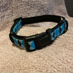 Barebones Argyle Dog Collar NWOT